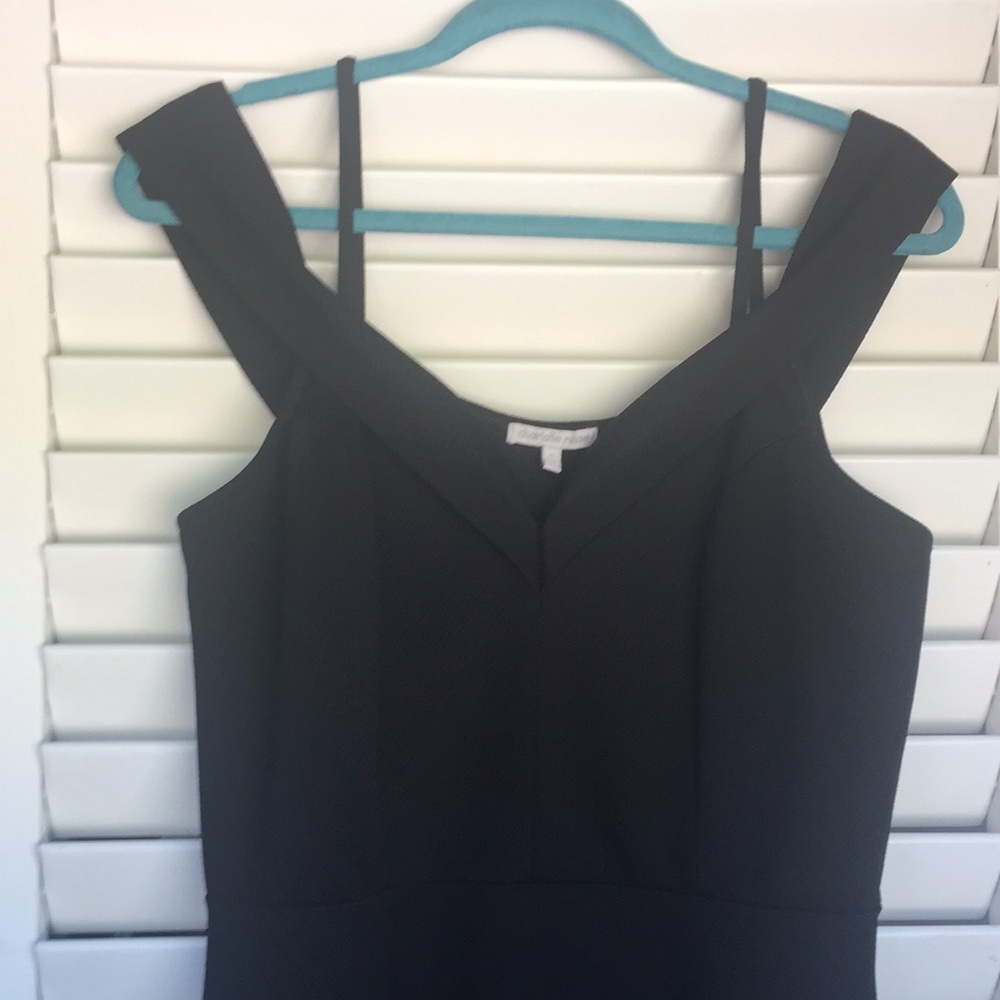 Black off the shoulder Charlotte Russe Dress